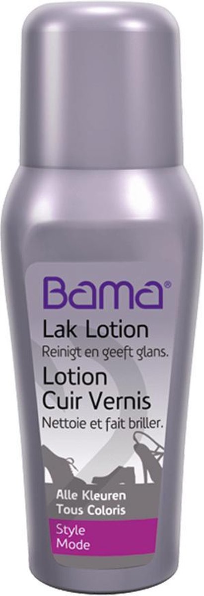 Bama 75ml Lak Lotion Reinigt en geeft glans aan lak leer producten tassen en schoenen