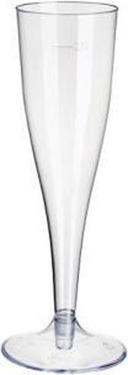glazen plastiek voor champagne 10stuks