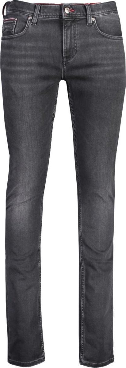 Tommy Hilfiger Jeans Zwart Getailleerd - Maat W33 X L34 - Heren - Herfst/Winter Collectie - Katoen;Elastaan