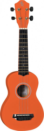 Rattlesnake Houten Ukulele 53 Cm Met 4 Snaren Oranje