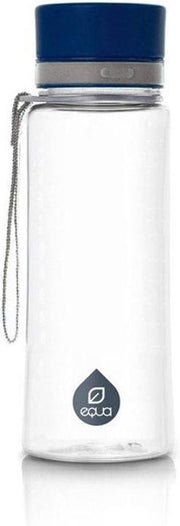 Equa BPA free drinkfles 600 ml - Plain blue