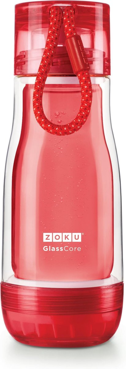 Zoku Hydration Drinkbeker - Every Day - 325 ml - Rood
