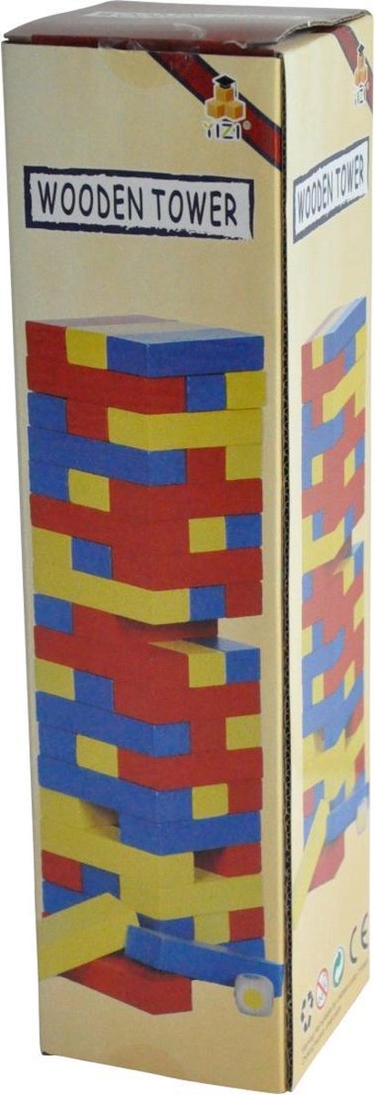 Grote Toren Kleuren - Hout - 29x7