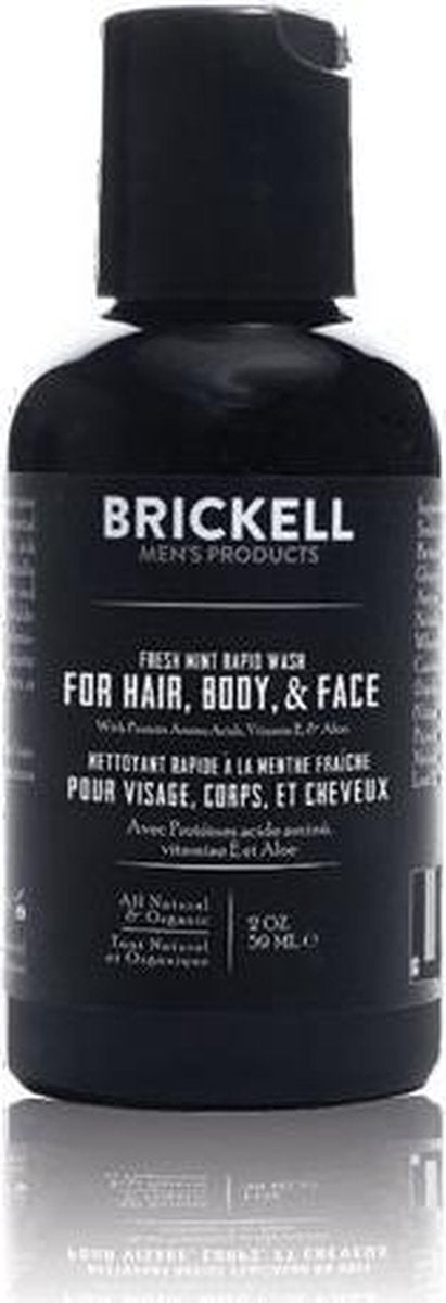 Brickell Men's All in One Wash Fresh Mint Travel 59 ml.