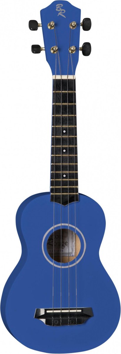 Rattlesnake Houten Ukulele 53 Cm Met 4 Snaren Blauw
