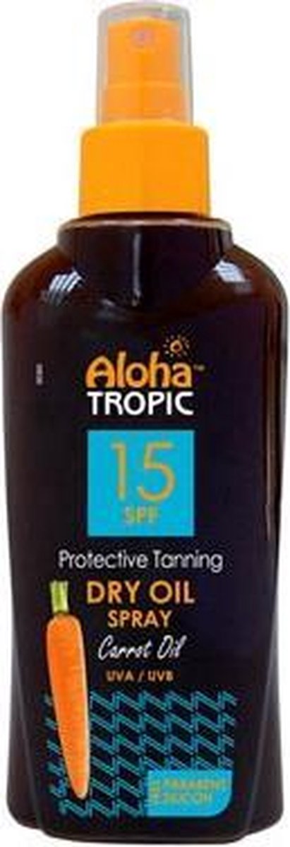 Aloha Tropic Zon Olie *SPF15 Wortel* 200ml