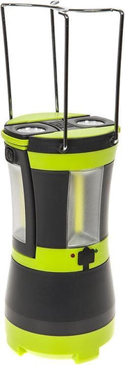 Summit - Oplaadbare - Campinglamp - Tent verlichting - LED 8W - 300 Lumen - 20 CM - Groen/zwart