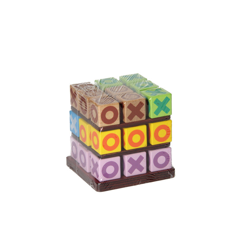 Houten 3D Tic Tac Toe Spel