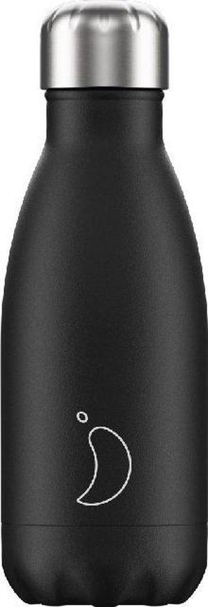 Chilly's 260 ml fles Matte Black 260 ml