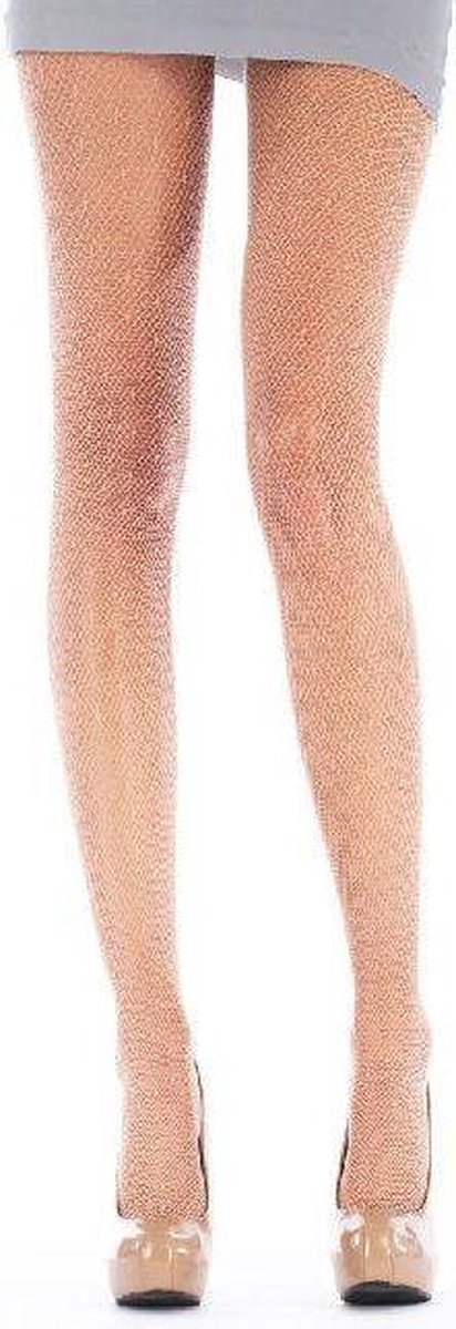 Pretty Polly Spot Fishnet - one size - Blush _