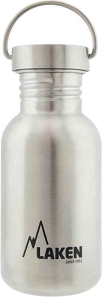 RVS fles 500ml Basic Steel Bottle - Stainless steel screw cap