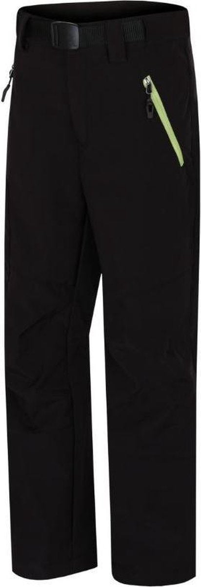 Hannah Softshellbroek Marty Junior Antraciet/groen Mt 152