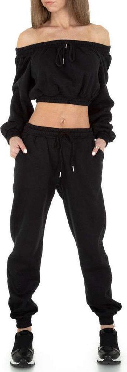 Catwalq - Two piece set Elin zwart - M
