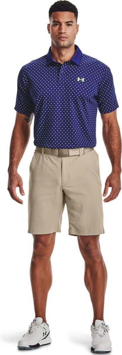 UA Performance Printed Polo-Regal / Summer Lime / Summer Lime maat: XXL    heren > golf kleding > polo