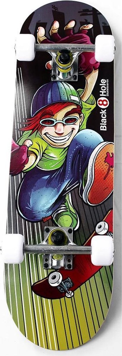 Black 8 hole Skater boy skateboard 71cm