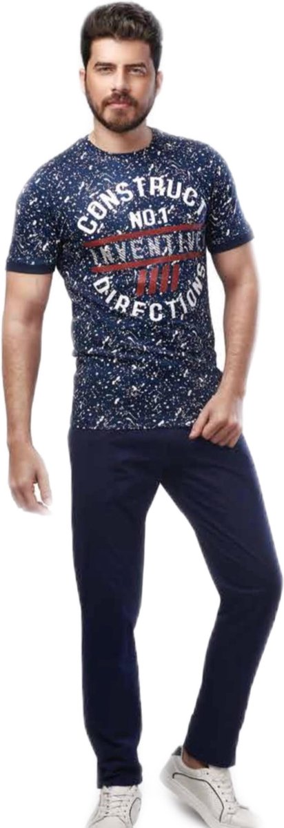 Embrator mannen Jogging set / Huispak Construction donkerblauw maat L