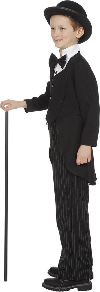 Carnavalskleding Charley Chaplin jongen bi-stretch Maat 152