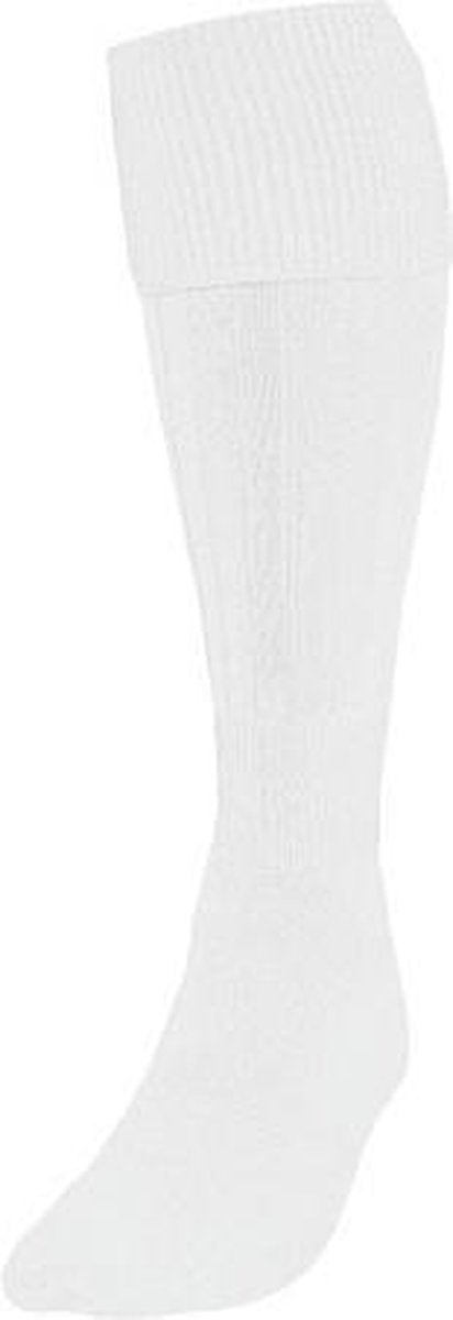 Precision Voetbalsokken Plain Junior Nylon Wit Maat 35-39