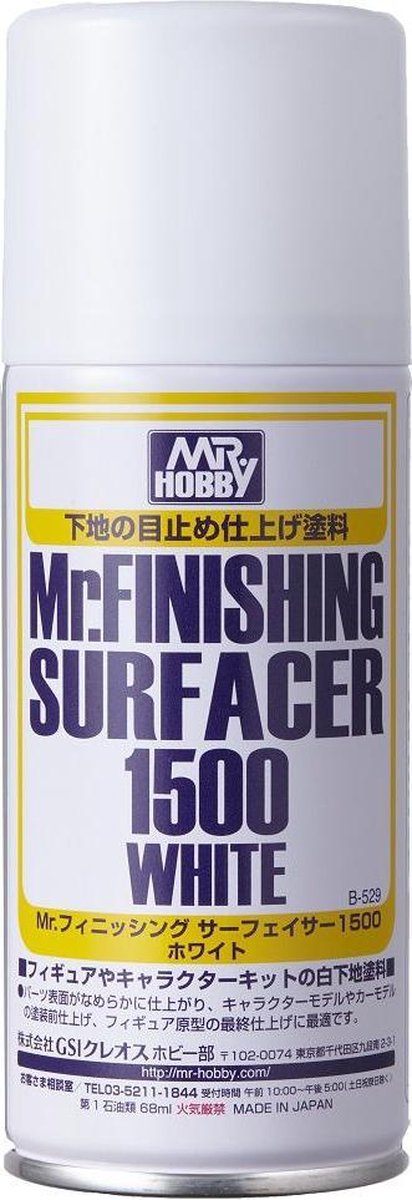 Mrhobby - Mr. Finishing Surfacer 1500 White (Mrh-b-529)