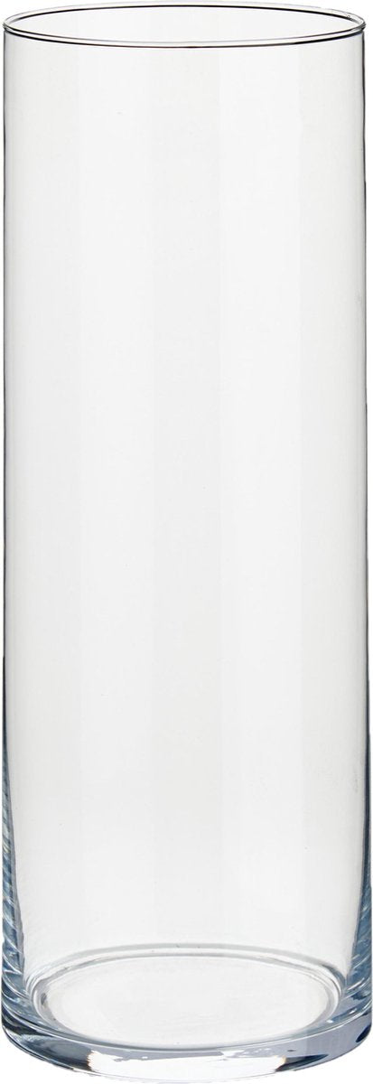 Giftdecor Vaas 12 X 30 Cm Glas Transparant