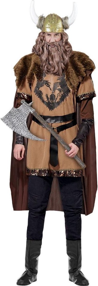 Viking koning kostuum voor volwassenen - Verkleedkleding - S