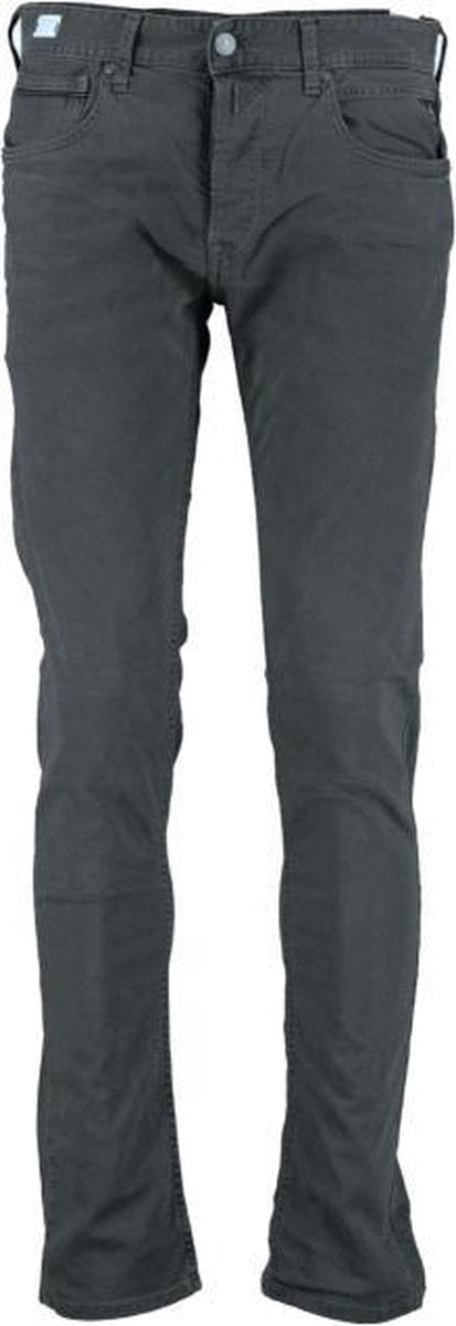 Replay grover donkergrijze straight fit jeans met stretch - Maat W28-L32