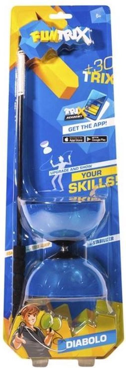 Funtrix Diabolo 10 Cm Blauw