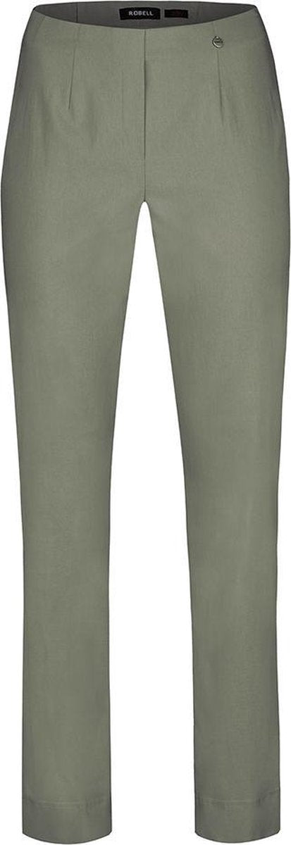 Robell Marie Dames Broek - Olijf Groen - Maat 52