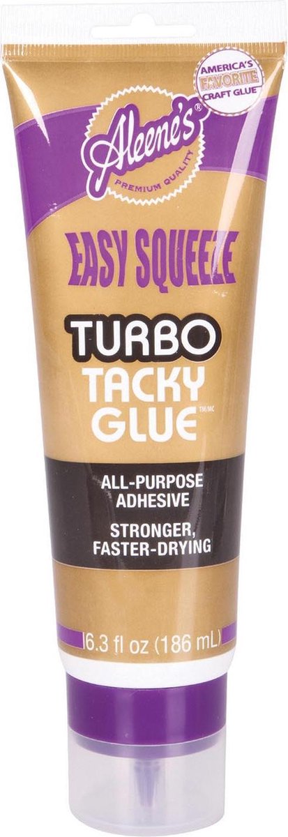 Aleene's Easy Squeeze Turbo Tacky Glue 186ml