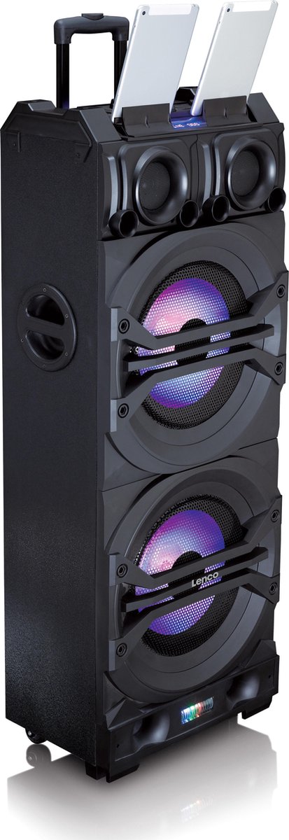 Lenco PMX-350 - PA-speaker / DJ-mixer 320W