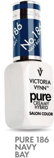 Victoria Vyn Gellak | Gel Nagellak | 186 Navy Bay | 8 ml. | Donkerblauw