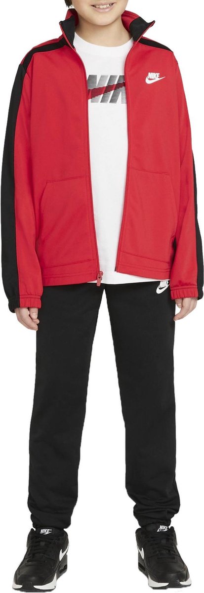 Nike Nike Sportswear Trainingspak - Maat 164  - Unisex - zwart - rood