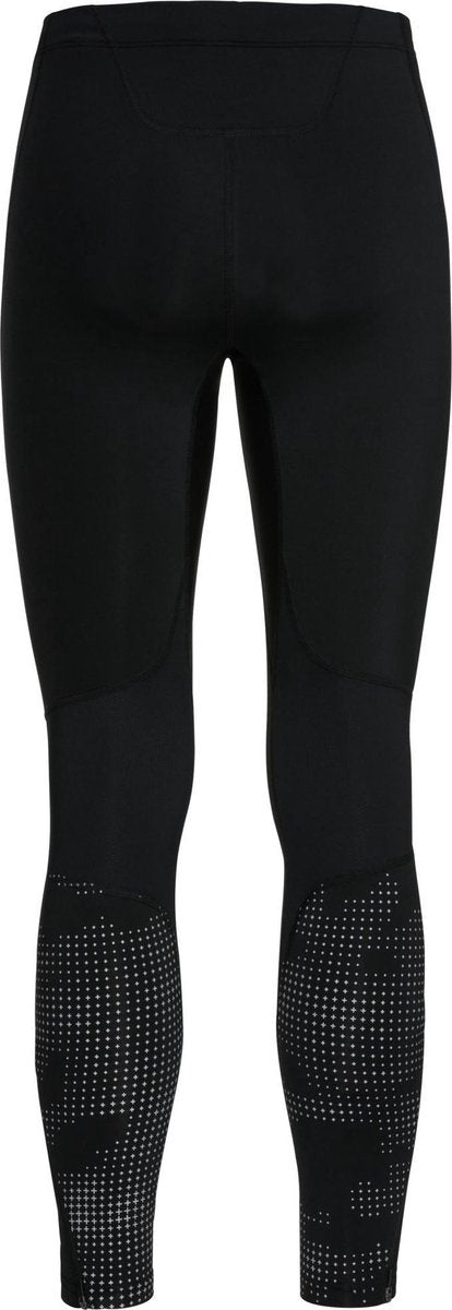 Odlo Tights Zeroweight Heren Sportlegging - Black-Print - Maat S
