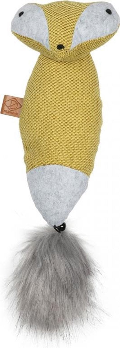 Rocco trappelkussen vos geel 40x11cm