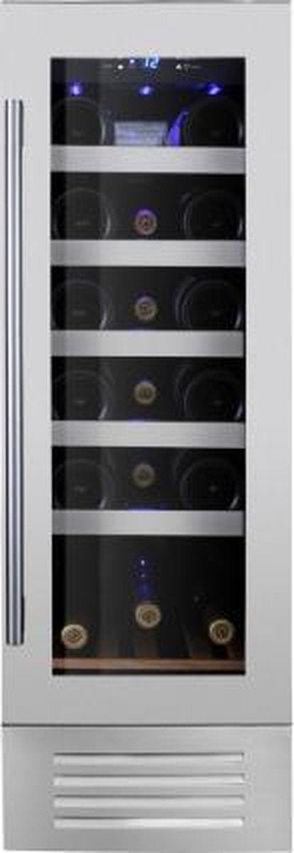 Le Chai LM180 - Inbouw wijnkoeler - RVS -18 flessen - energielabel A
