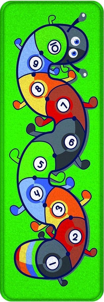 Achoka Speelkleed Rups 100 X 300 Cm Groen