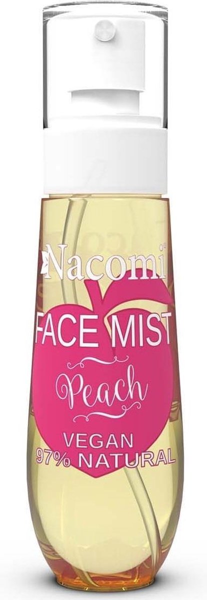 Nacomi - Face Mist Vegan Natural Peach Body And Face Mist With Peach Fragrance 80Ml