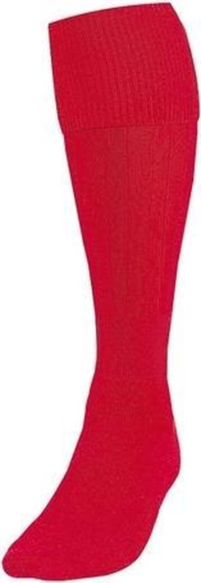 Precision Voetbalsokken Plain Junior Nylon Rood Maat 35-39