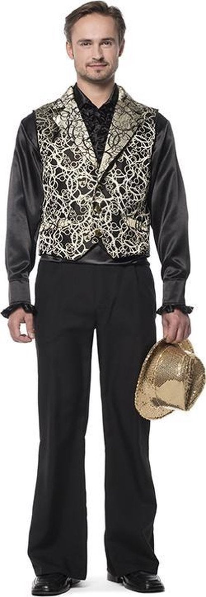 Vest Cirkels Zwart/Goud