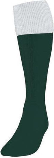 Precision Voetbalsokken Turnover Junior Nylon Grijs/wit Maat 35-39