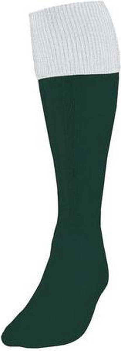 Precision Voetbalsokken Turnover Junior Nylon Grijs/wit Maat 35-39