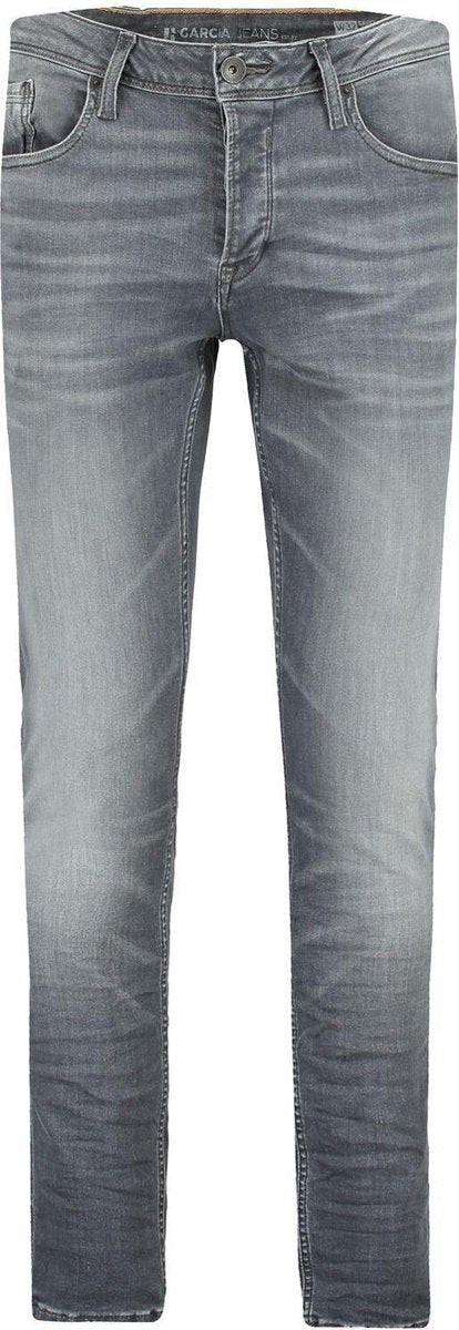 Garcia Savio Heren Slim fit Jeans Grijs Maat W33 X L32