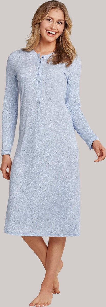 Schiesser – Comfort Fit – Nachtkleed – 172873 – Light Blue - 52
