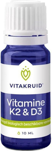 VitaKruid Vitamine D3 & K2 10 ml