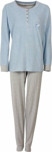 Tenderness Blauwe Dames Pyjama TEPYD1407B Maten: M