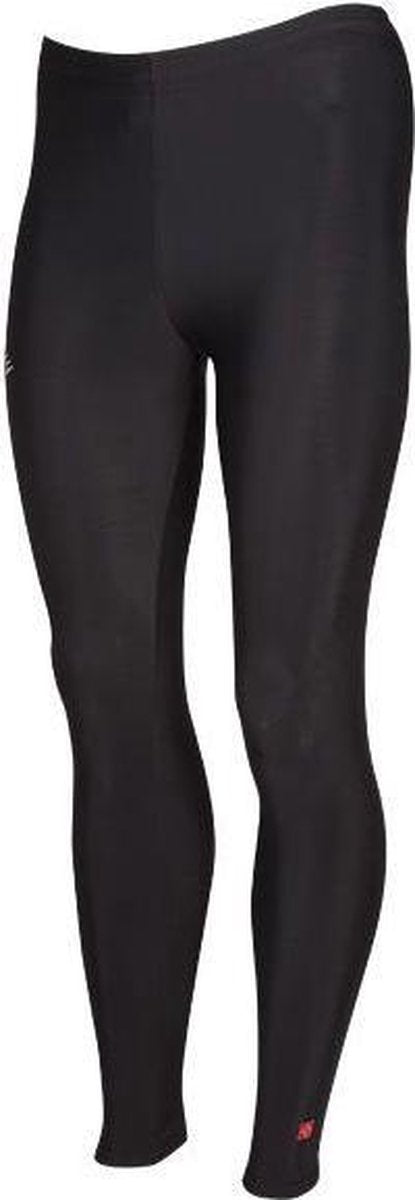 Craft Thermo Tight Zip Junior Sportbroek - Maat 122  - Unisex - zwart Maat 122/128