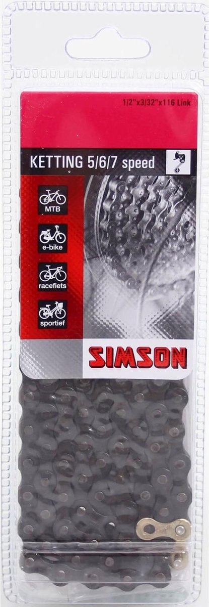 Ketting simson 5/6/7sp