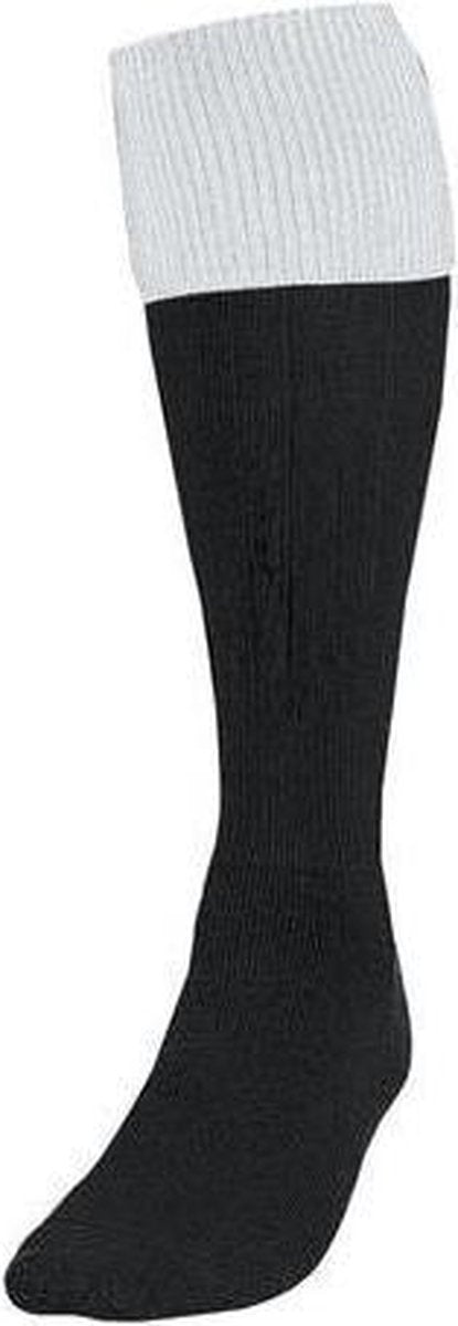 Precision Voetbalsokken Turnover Junior Nylon Zwart/wit Maat 30-34