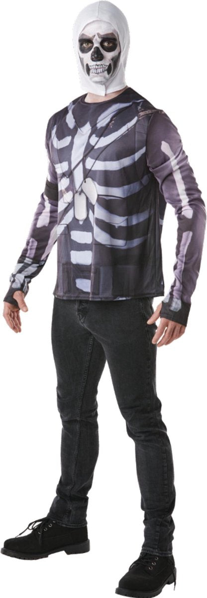 Adult Skull Trooper Fortnite verkleedpak - L - Carnavalskleding