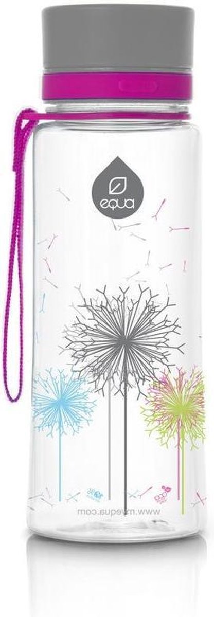 Equa BPA free drinkfles 600 ml - Uitvoering - Dandelion